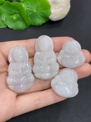 F43215437 翡翠观音/佛公挂件一手走