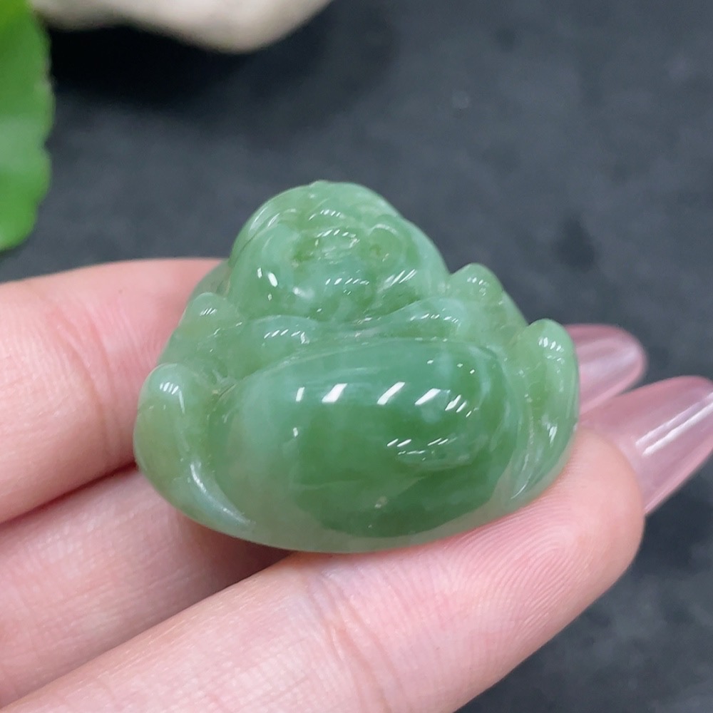 H34959758 Hetian Jade Jasper Pendant    Buddha Figure    Total Weight Approx. 15.3g