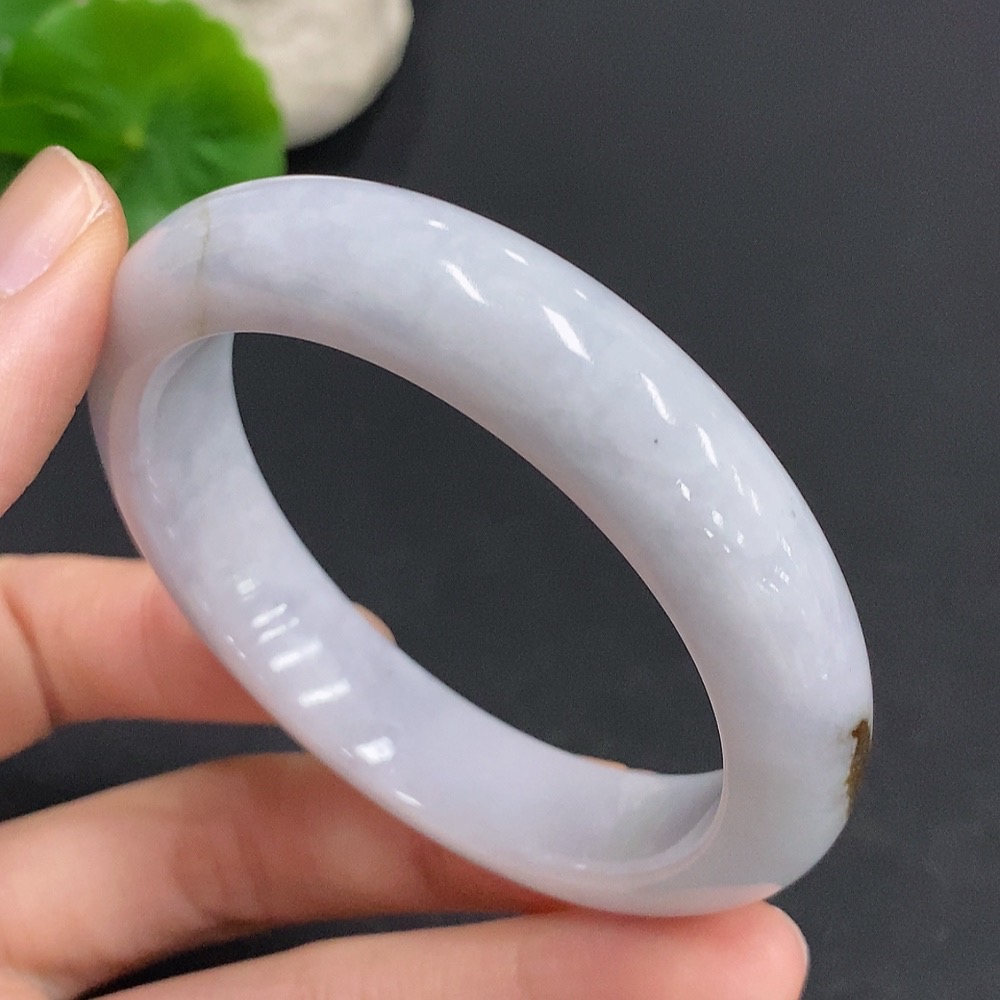 F32808220 Jadeite Round Bangle Total Weight Approx. 56g Size 53