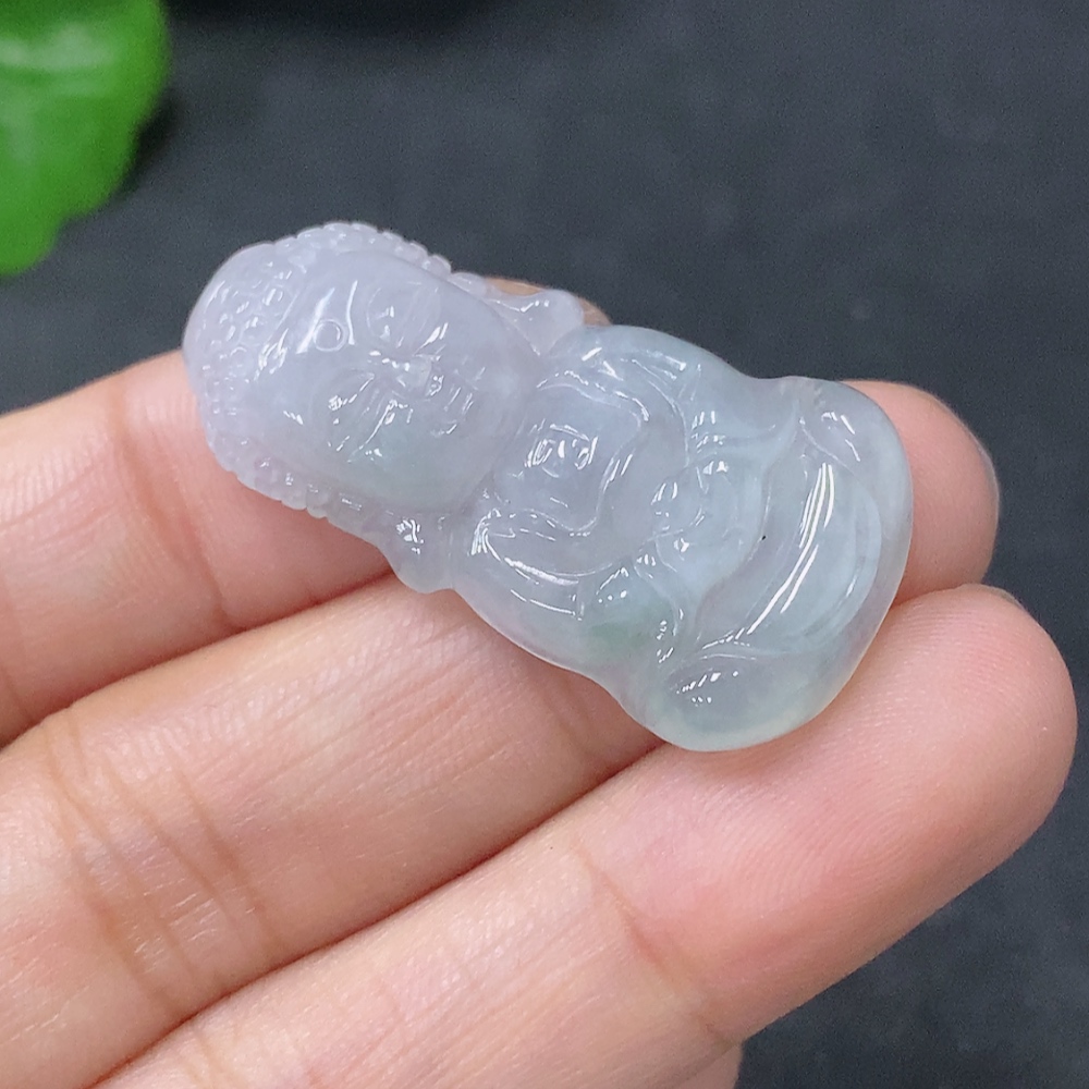 F33886939 Jadeite Pendant Baby Buddha