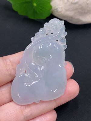 F30453263 Jadeite Ruyi Pendant Total Weight Approx. 24.7g