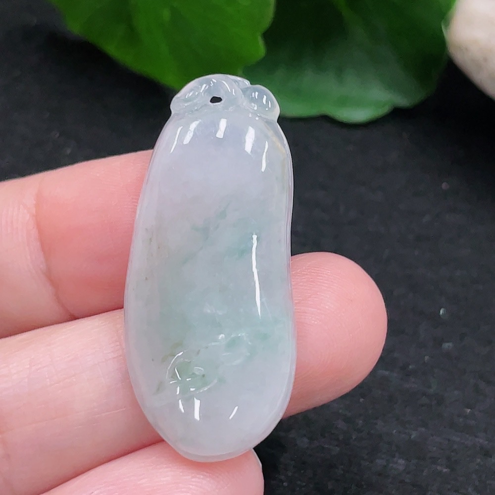 F33828297 Jadeite Fu Gua Pendant, Total Weight Approx. 4.86g