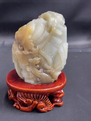 H28233741 和田玉摆件    仿古件   货品总重约520g