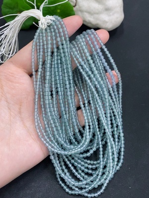 F33856447 A batch of 9 jadeite bead bracelets