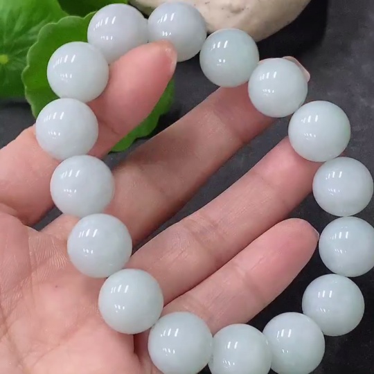 F34075949 Jadeite Bracelet Approx. 12.7mm Total Weight Approx. 57.1g