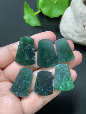 F35146110 Jadeite Rough Pendant Plain Pendant Sell as a Lot