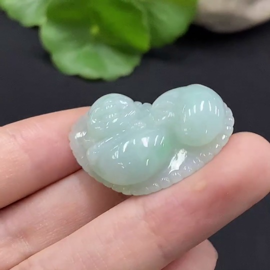 F35115420 Jadeite Buddha Pendant Total Weight Approx. 8.55g