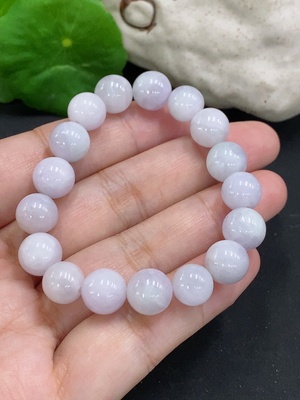 F33825991 Jadeite Bead Necklace Approx. 9.5mm Total Weight Approx. 24.8g