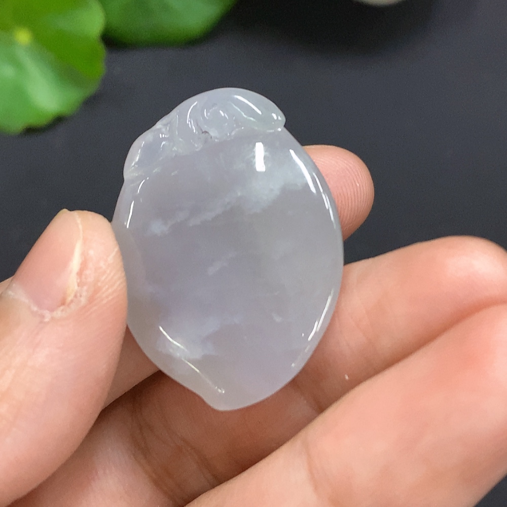 F30569930 Jadeite Peach Pendant Total Weight About 12.5g