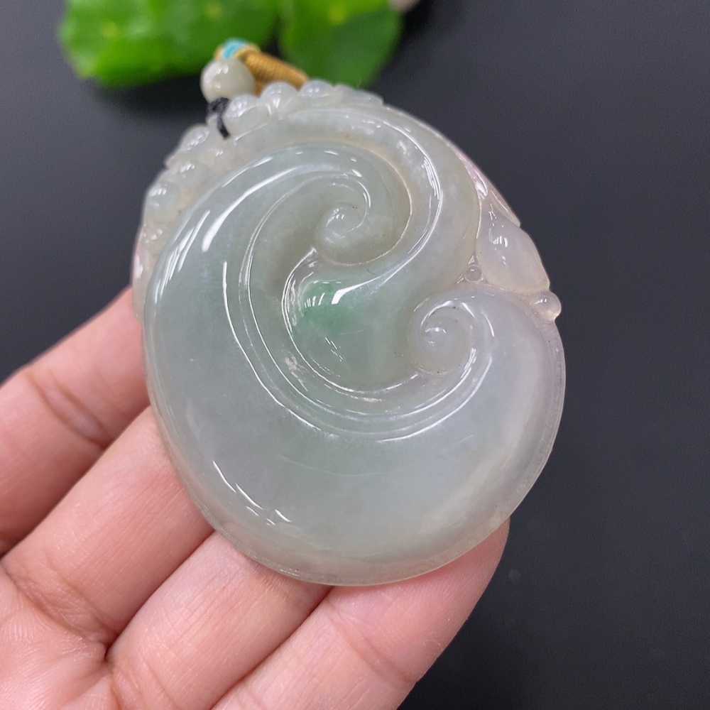 F24742431 Jadeite Pendant Ruyi, Total Weight Approx. 28.5g