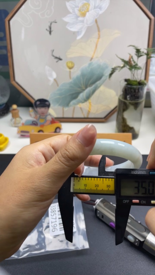 F33857196 Jadeite Round Bracelet, Total Weight Approx. 61g, Size 58.6