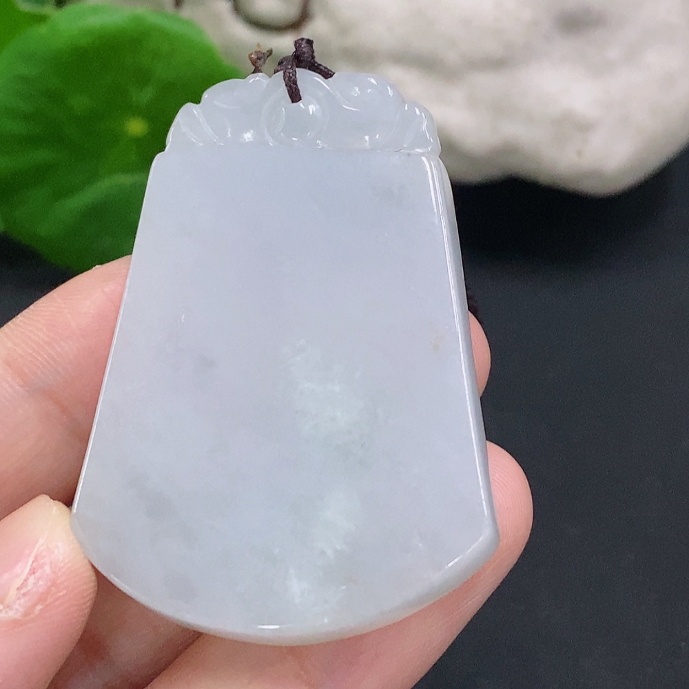 F33883993 Jadeite Plain Pendant with Cord Total Weight Approx. 26.3g