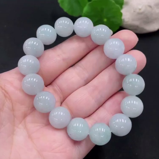 F31675392 JadeiteBead Bracelet, Approx. 12.3mm, Total Weight Approx. 51.6g