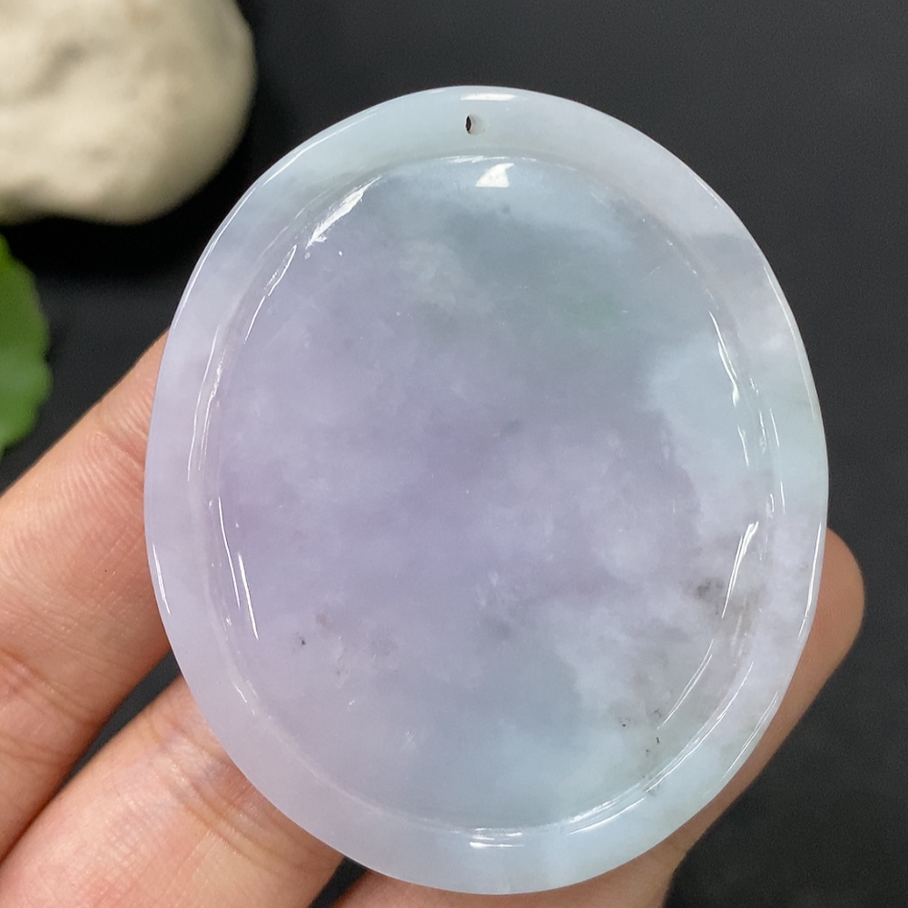 F28277298 Jadeite Pendant Total Weight Approx. 36.34g Blooming Prosperity