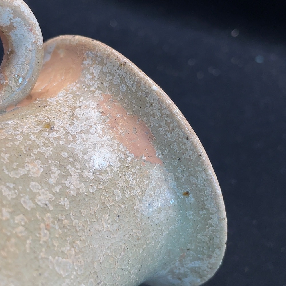 W28240107 Doubtful Ceramic Intact Changsha Kiln Inscription Spouted Pot (subject to the actual item)