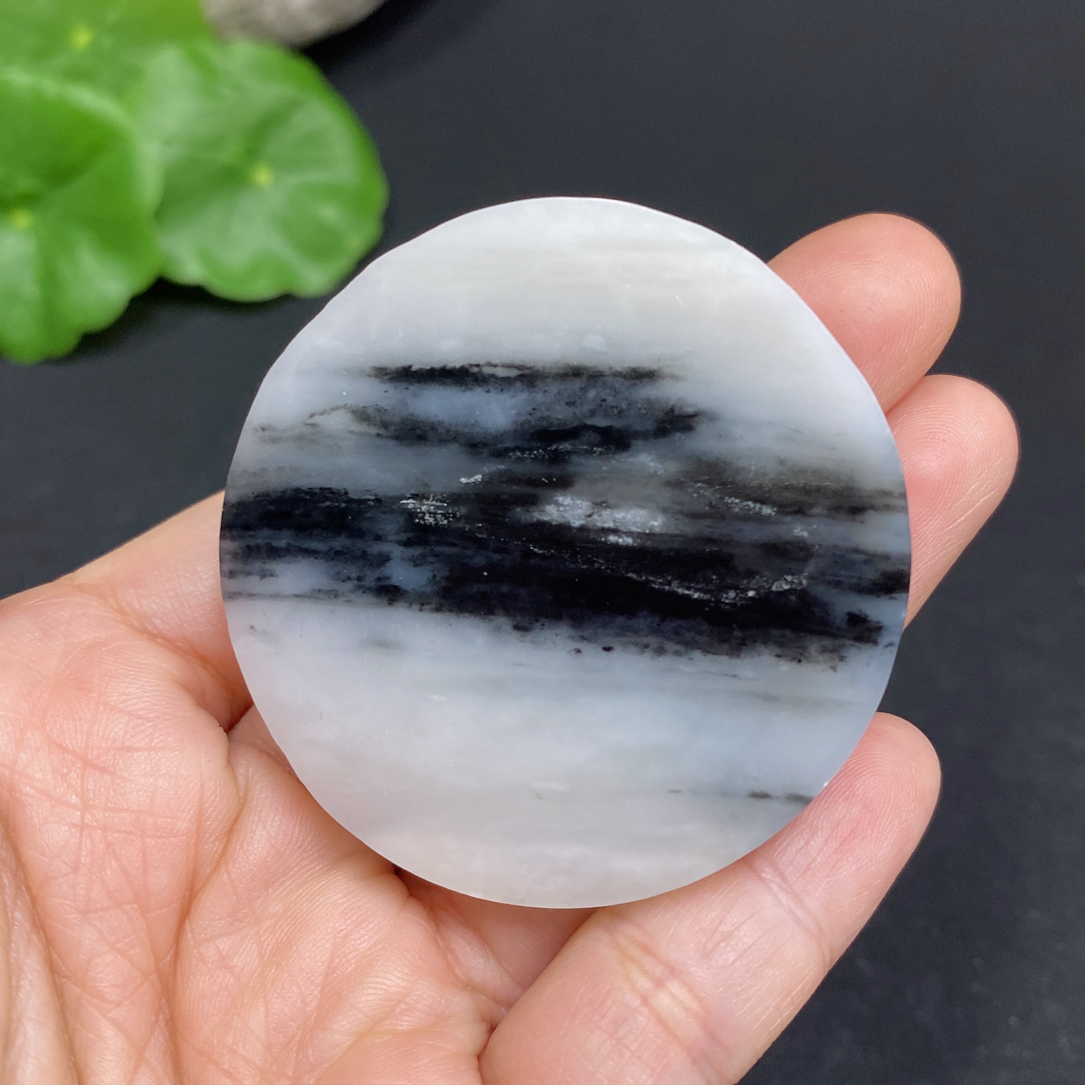 H32812515 Hetian Jade Pendant Plain Pendant Total Weight About 36g