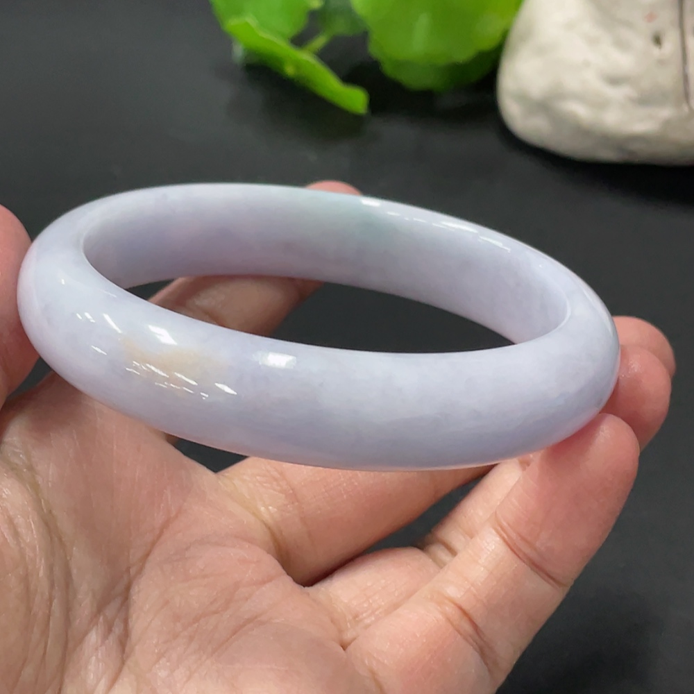 F33909135 Jadeite Round Bangle, Total Weight about 67g, Size 62.8