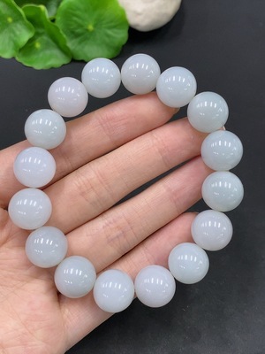 F28218795 Jadeite Bead Bracelet Approx.13.2mm Total Weight Approx.66.4g