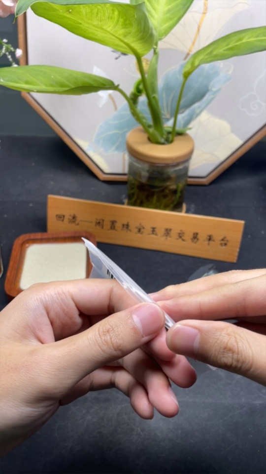 F34050339 Jadeite Safety Buckle with 18K Gold Fastener, Total Weight Approx. 5.5g (Non-Diamond)