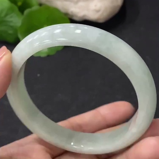 F35117376 Jadeite Round Bangle Size 57.5mm Total Weight Approximately 47.1g