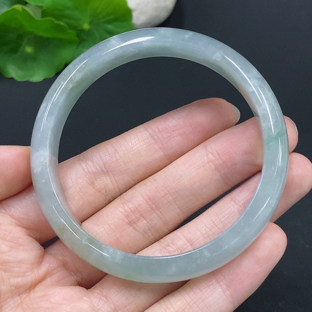 F29364969 Jadeite Round Bracelet Size 56.9 Total Weight Approx. 41.8g