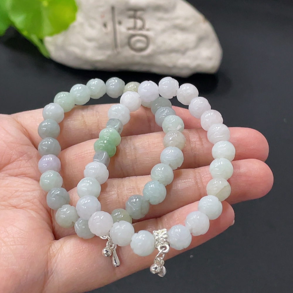 F34999427 Jadeite Bracelet Approx.7mm Accessories Non-Gold