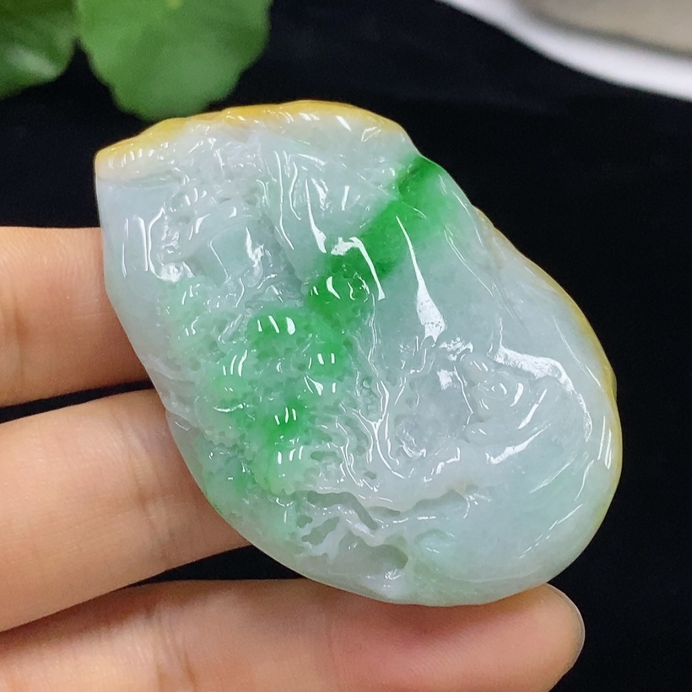 F31649814 JadeiteEnlightenment Pendant