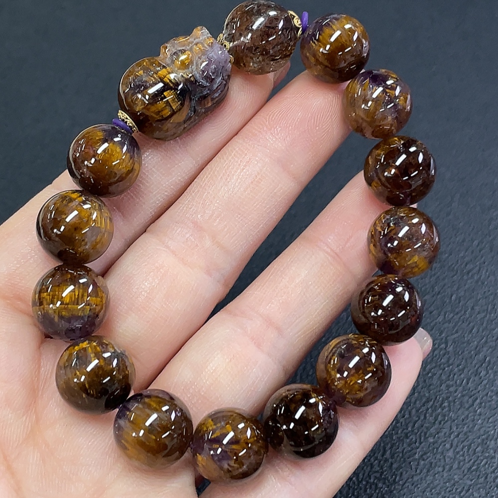 C27051711 Crystal Bracelet Total Weight Approx. 40.78g Size 11.9-12.4mm Non-Gold