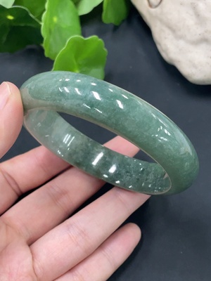 F15643549 Jadeite Round Bracelet Size 58.6