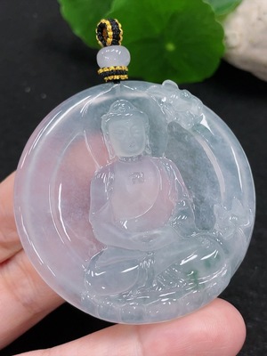 F33827376 JadeiteBuddha Pendant