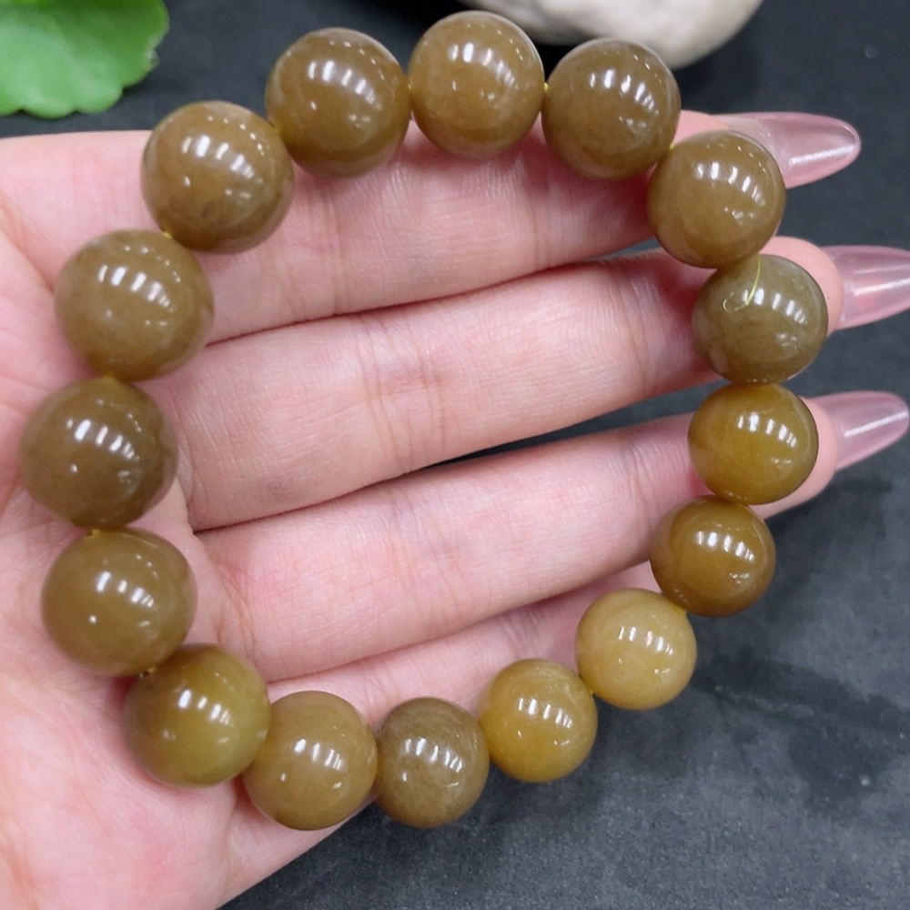 H33925505 Hetian Jade Bracelet    Approx. 11.8mm    Total Weight Approx. 42.6g