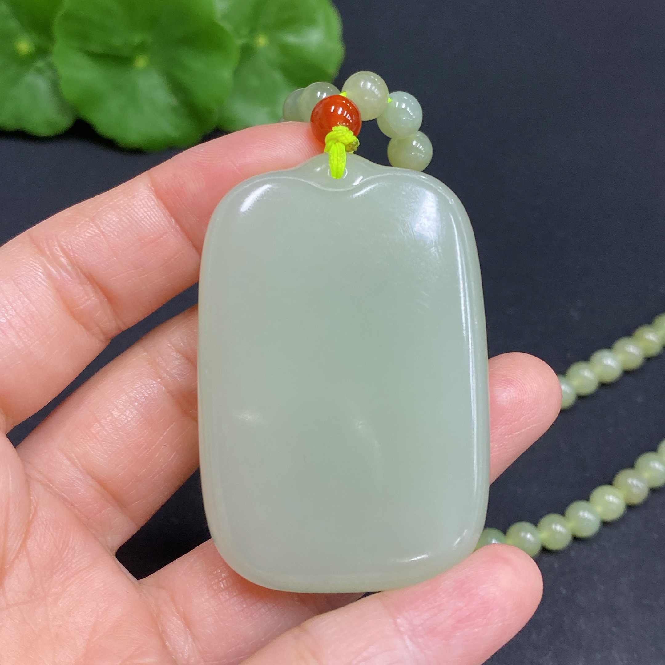 H32703281 Hetian Jade Pendant Plain Pendant