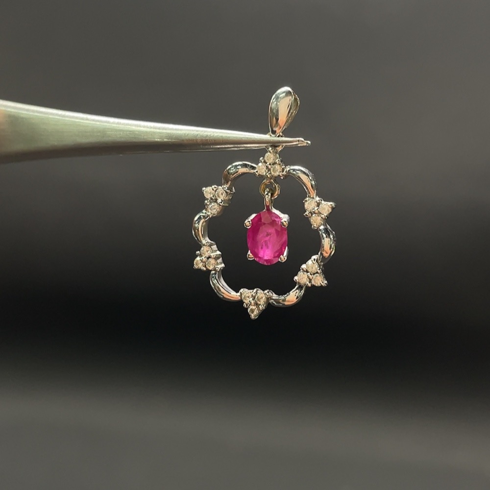 C32762767 Ruby Pendant Total Weight Approx. 2.00g 18k Gold Non-Diamond