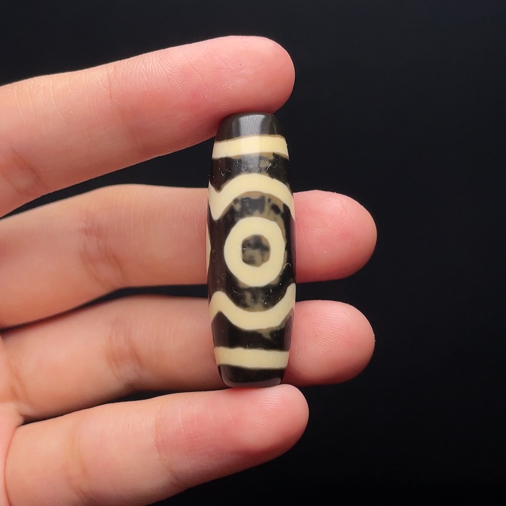W33937220 Dzi Bead Pendant Total Weight Approx. 9.6g Size About 38.4mm