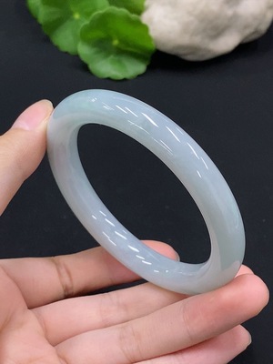 F33926890 Jadeite Round Bangle Size 56 Total Weight Approx. 51g