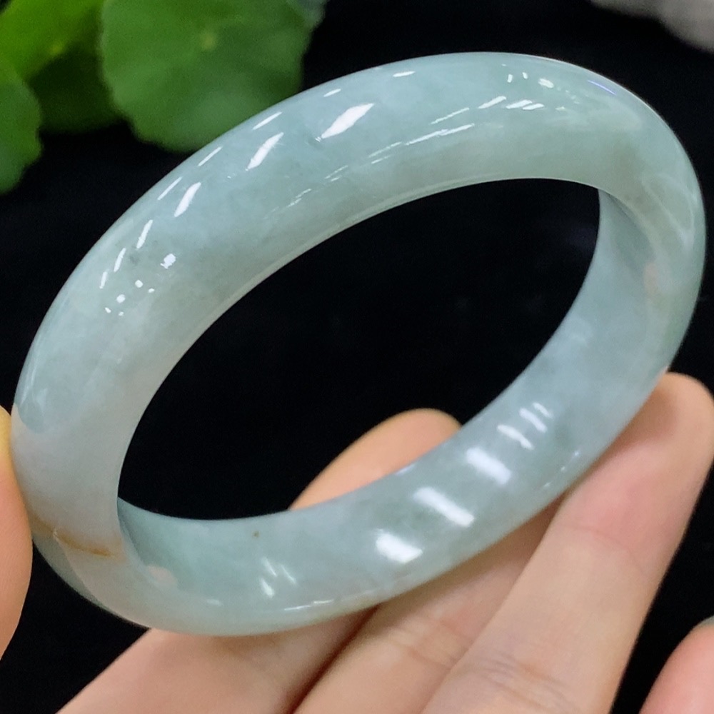 F29415214 Jadeite Round Bangle Size 59.2 Total Weight Approx. 64.89g