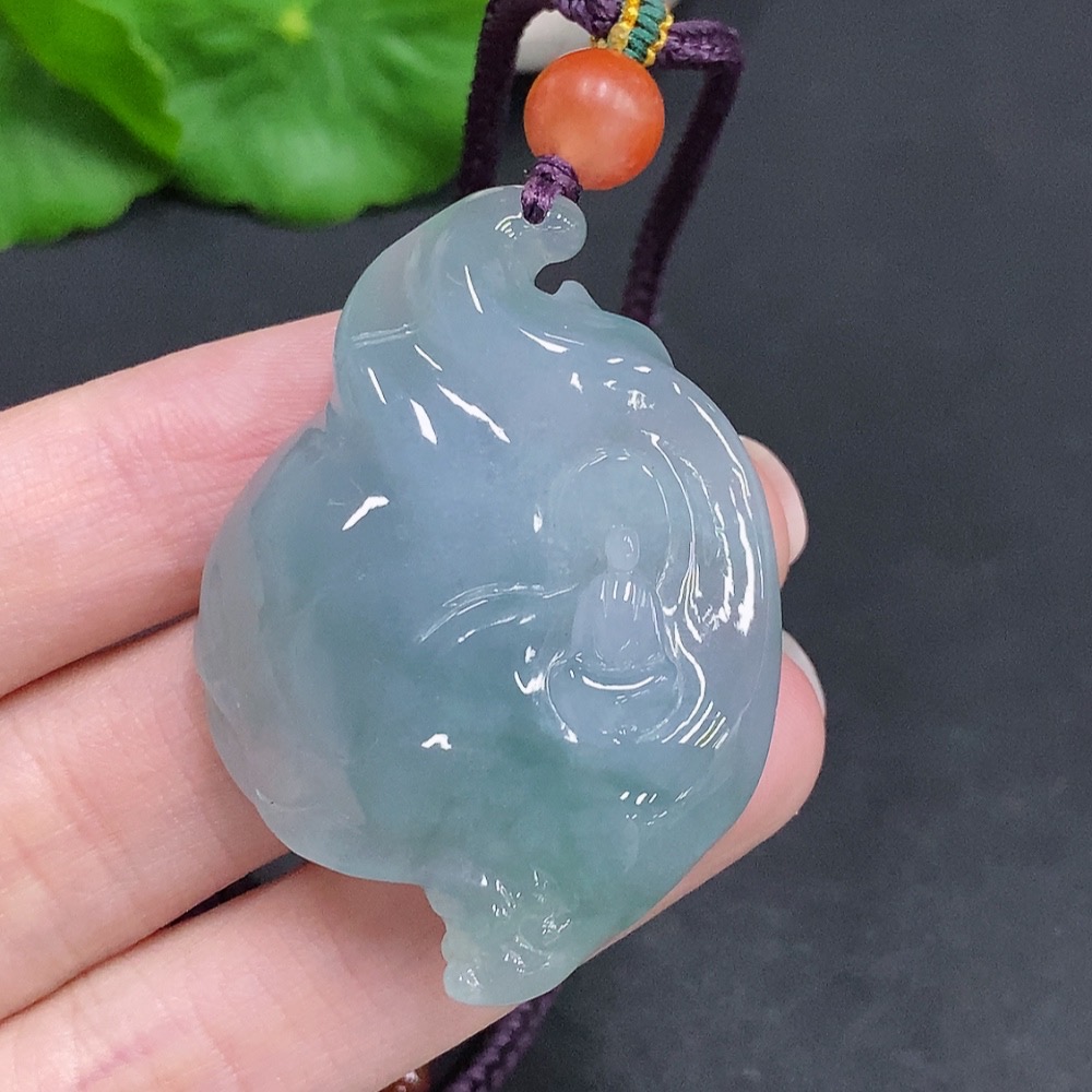 F34003259 Jadeite Enlightenment Pendant