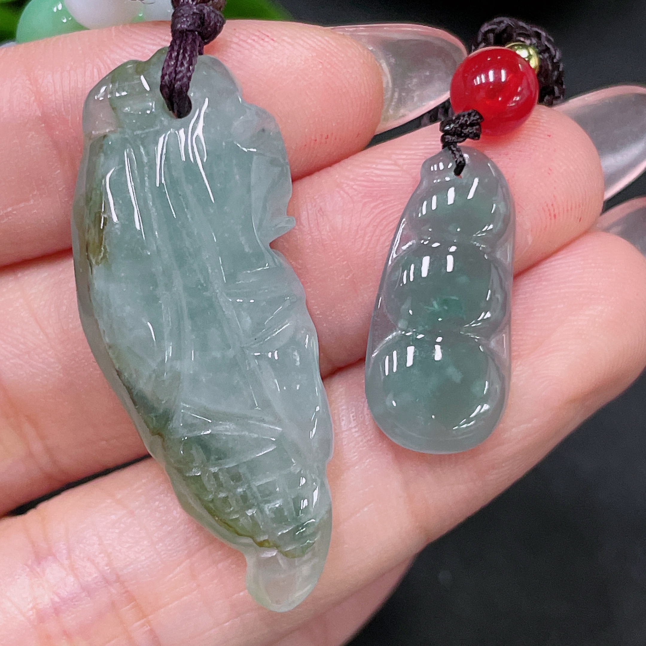 F34959252 Jadeite Pendants Sell as a Lot (Beads Non-A)