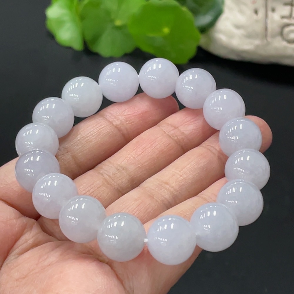 F31610760 Jadeite Bracelet Size 12.2mm Approx. Total Weight 49.55g