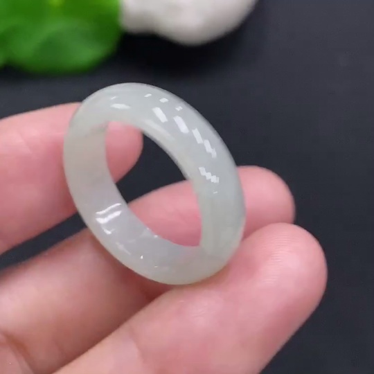 F34000563 Jadeite Ring Size 20 Total Weight Approx. 3.8g