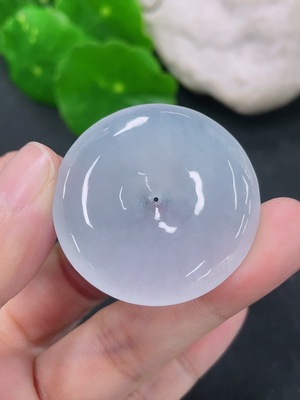 F46551515 翡翠挂件平安扣 货品总约重13.85g
