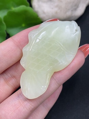 H34016937 Hetian Jade Pendant - Abundance Year after Year, Total Weight Approx. 19.6g