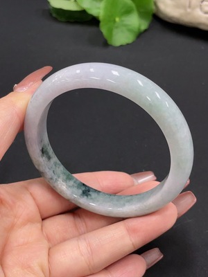 F27114174 翡翠正圈手镯 圈口58.9 货品总重约53.25g
