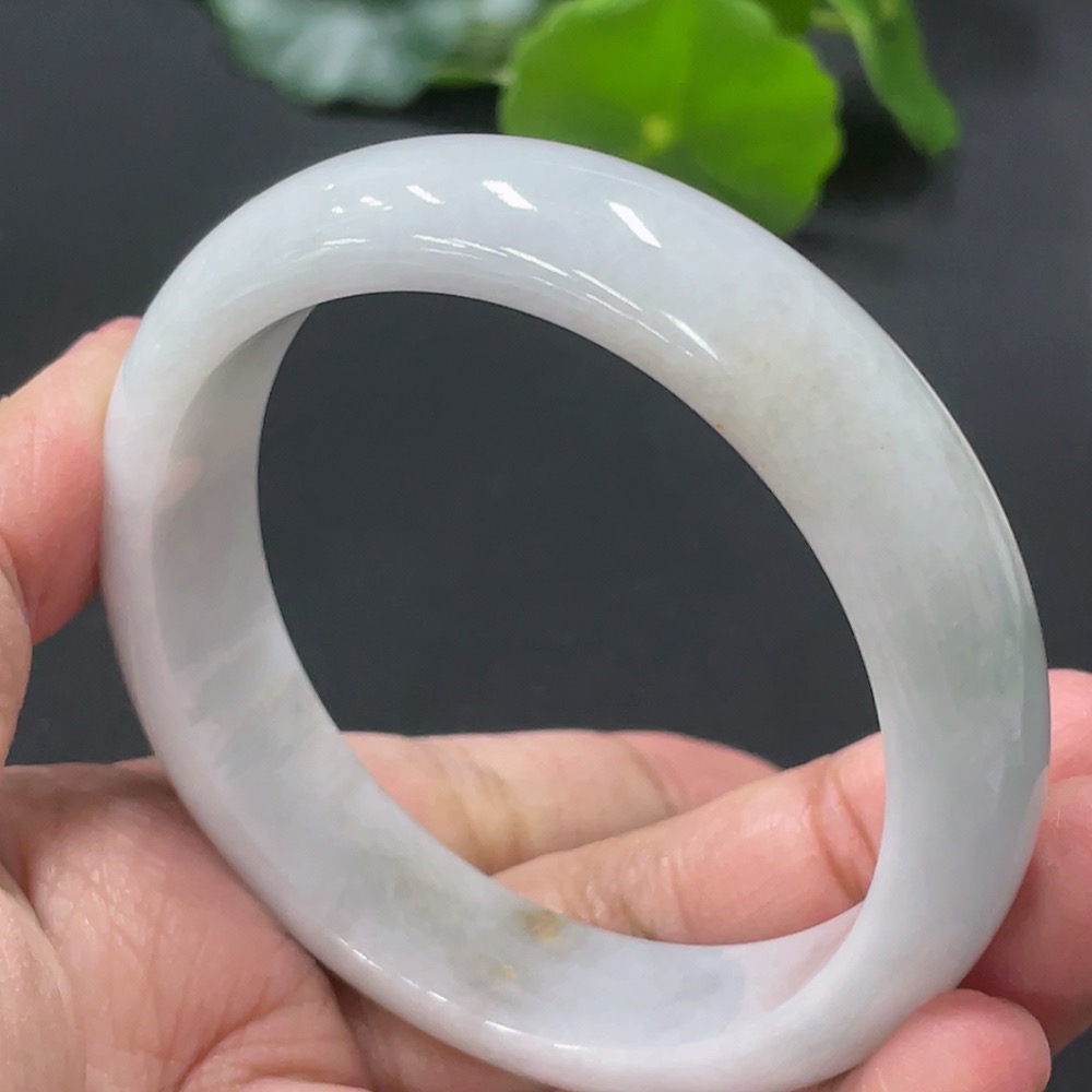F29354839 Jadeite Round Bangle, Total Weight Approx. 53.9g, Size 54.9