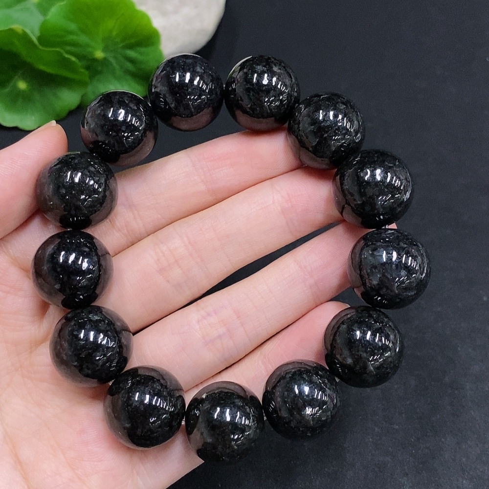 F33940674 Jadeite bracelet, total weight about 107.6g, size approx. 16.8mm