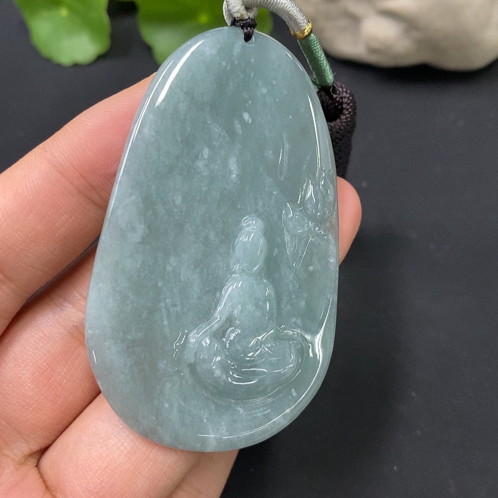 F25863270 JadeitePendant Total Weight Approx. 24.99g Enlightenment