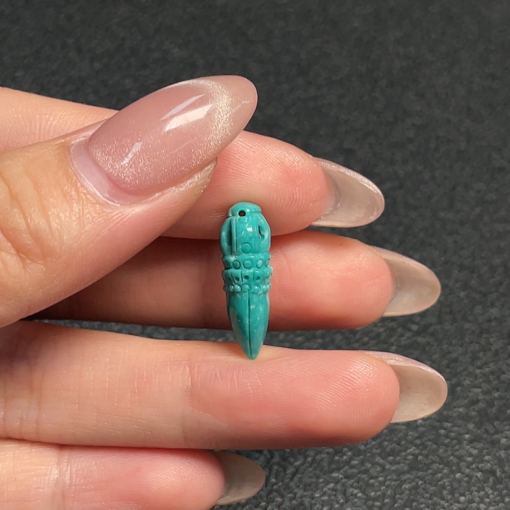 C34992309 Turquoise Pendant with Other Mineral Components, Total Weight Approx. 1.33g