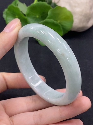 F34028782 Jadeite Round Bracelet 56.8 Size Total Weight Approx. 53.6g (including other mineral components)