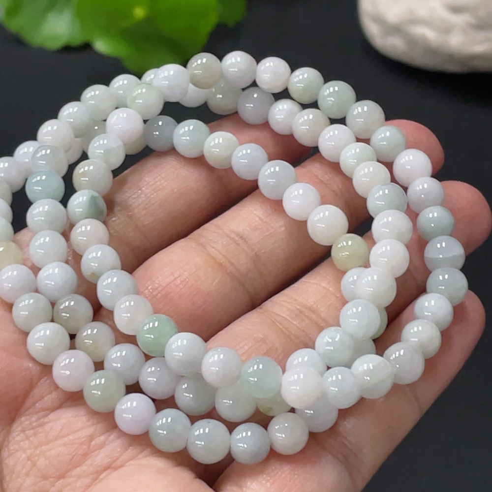 F31631580 Jadeite Bead Bracelet Approx. 5.9mm