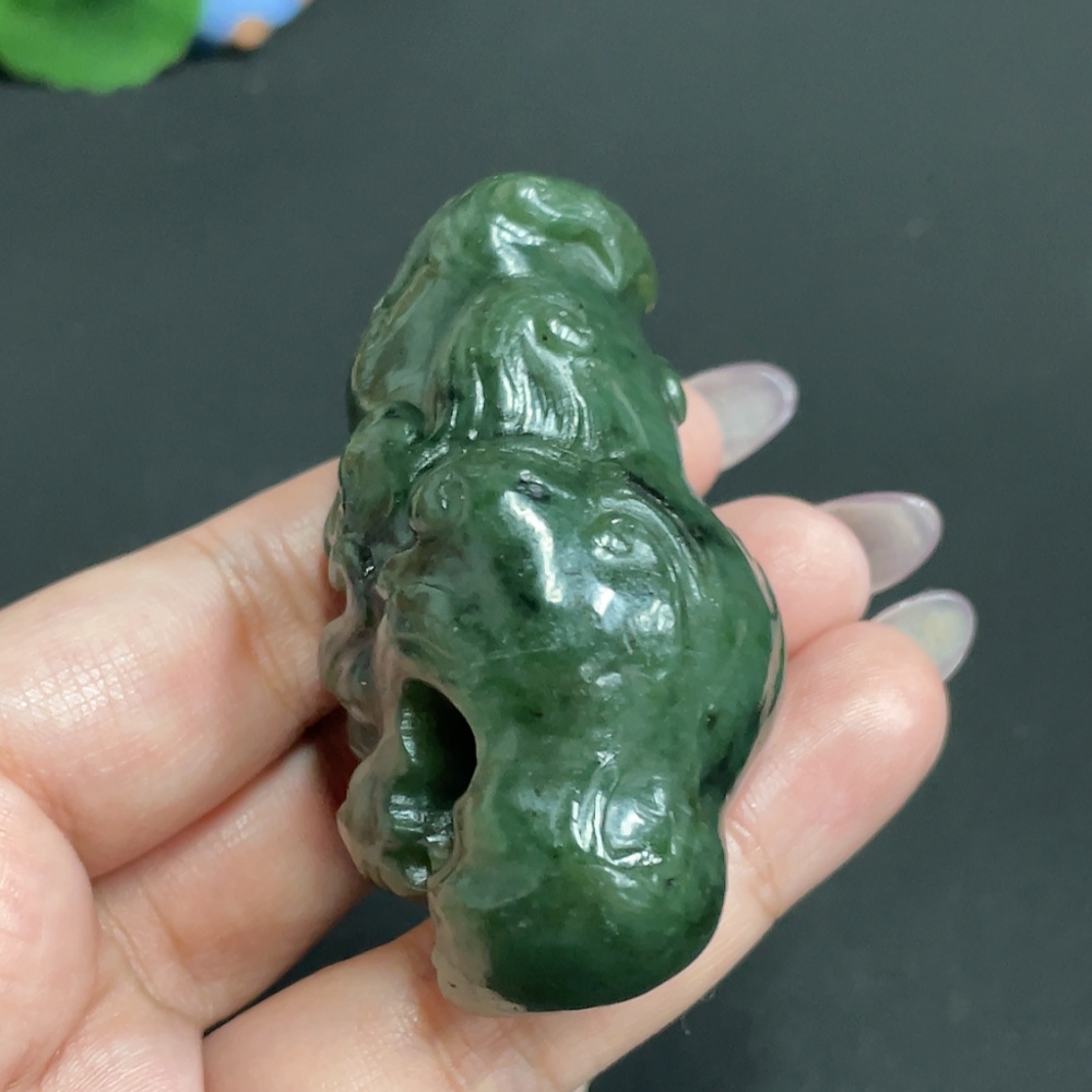 H33901472 Hetian Jade Pendant Antique Style Total Weight Approx. 95.3g